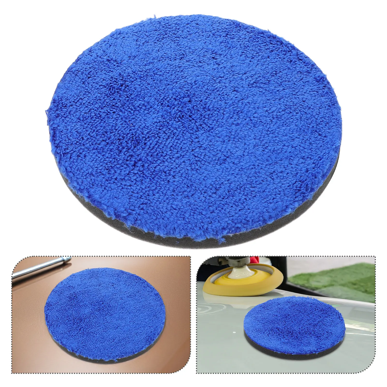 

3Pcs Car Polishing Pads 150Mm Buffing Sponge Applicator Pads Scratch Swirl Removal Car Waxing Polishing Detailing Tools