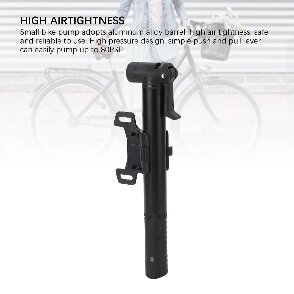 ポータブル自転車ポンプ アルミ合金製、プラスチック製ミニサイ - Bike Pump Frame Mount のレビューと価格