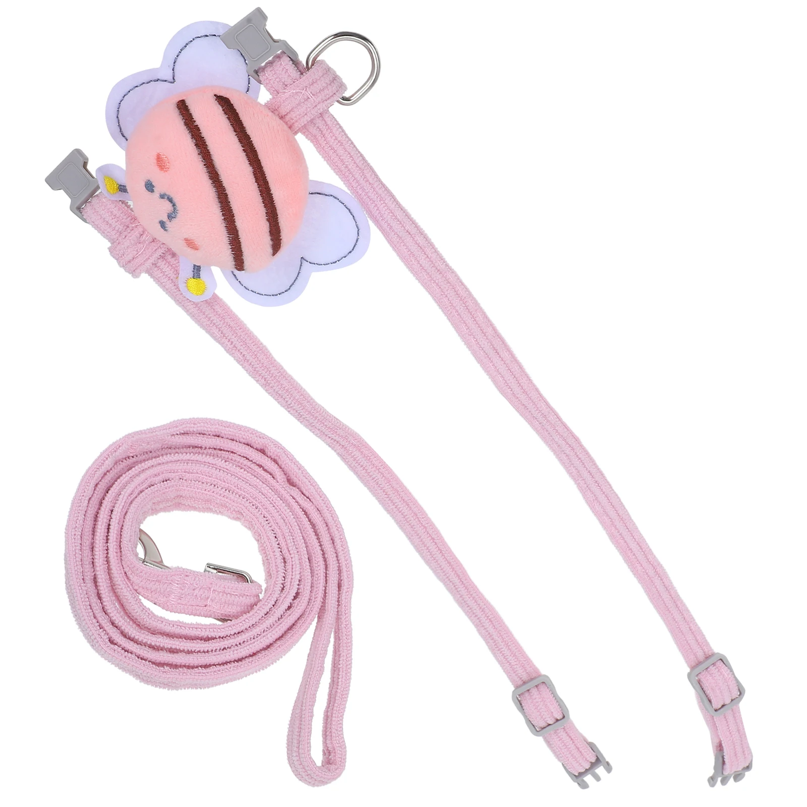 1 set 1 Set Cat Harness Puppy Vest Dog Walking Adjustable Leash Wear Resistant Light Pet Accessory Traction Rope M Size