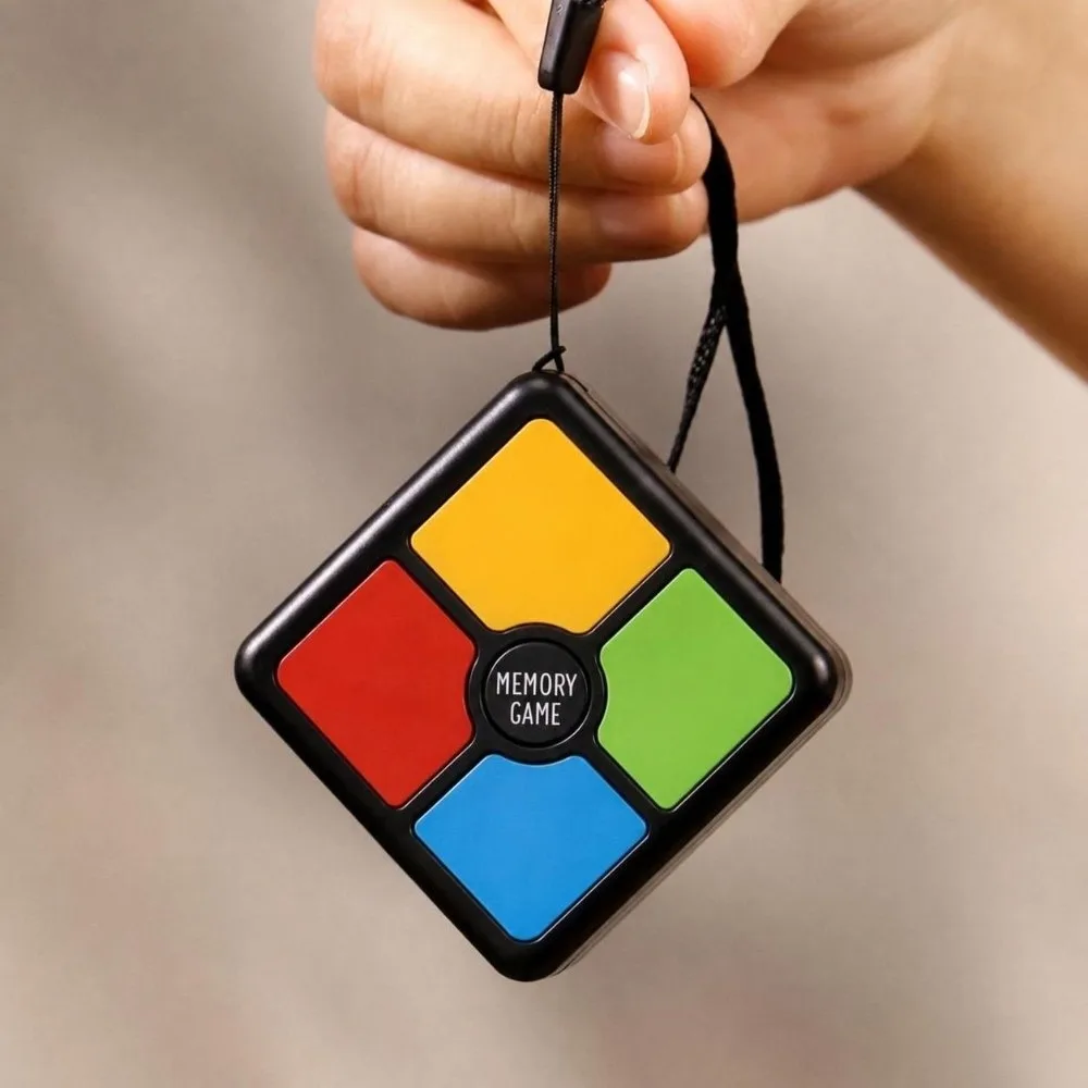 New Interactive Memory Game Round Battery Operated Color Memorizing Lights and Sounds Electronic Game For Kid