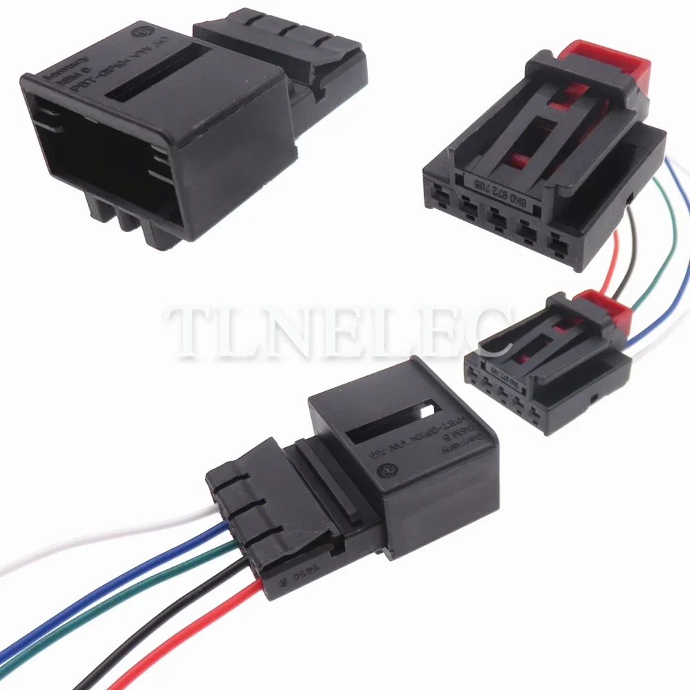 5 Pin Way Car Taillight Wire Cable Unsealed Socket Auto Wiring Terminal Connector For VW Audi 5G0972715 5K0972705