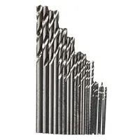 25pcs 0.5-3.0mm HSS Drill Bit Set High Speed Steel Straight Shank Drill Bits Hole Saw Cutter For Wood Steel Metal Alloy Drilling