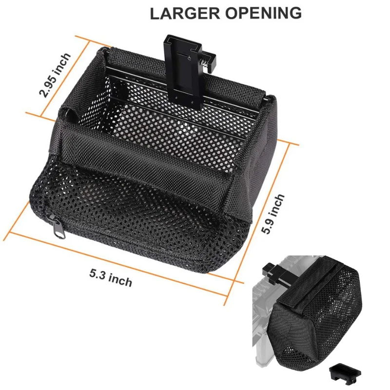 New Quick Release Shell Catcher with Detachable Picatinny Heat Resistant Thickened Brass Catcher Nylon Mesh for Rifle