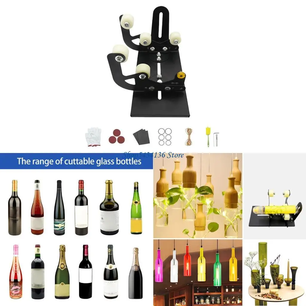 

H7ED Glass Bottle Cutter Tool for Cutting Wine Bottles Glass Craft Making Tool