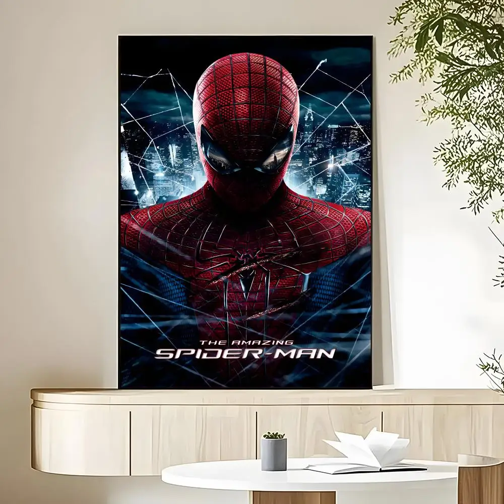 S-Spider-M-Mans Movie Poster HD Art Sticky Wall Waterproof Home Living Room Bedroom Bar Aesthetic Decoration