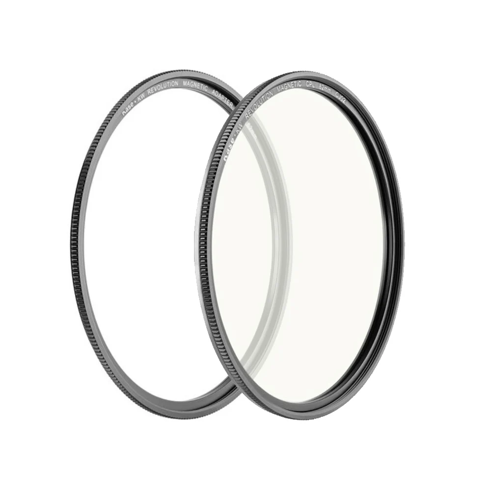 فلتر استقطاب دائري مغناطيسي لثورة Kase KW ، حلقة محول لعدسة الكاميرا ، CPL