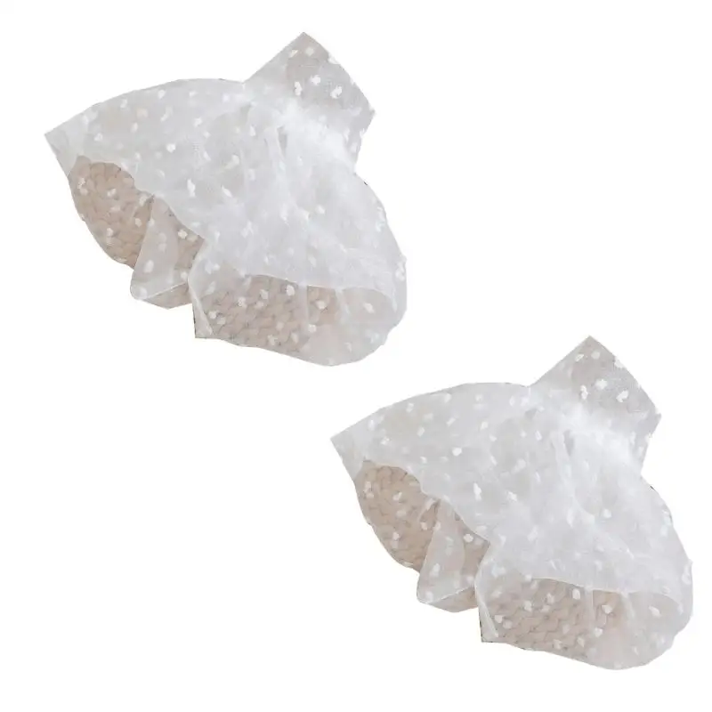 

Элегантные прозрачные нарукавники 39BB, эластичные манжеты на запястья, декоративные рукава для женщин, формальный и наряд, на