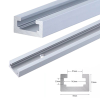 T Track Woodworking T-slot Slide Track Aluminium Miter T-Track,T-slot Miter Track Jig T Screw Fixture Slot Saw/Router Table Tool