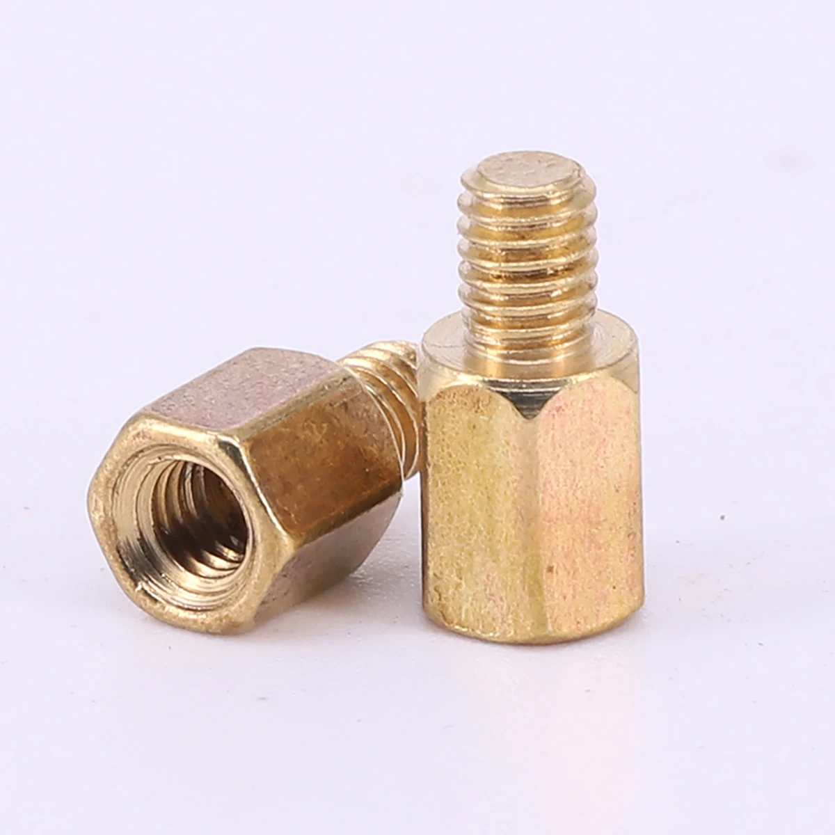 50PCS/20PCS Hex Brass Standoff Spacer Screw M3 Thread Length 3/4/5/6 mm Hexagon Stud PCB Computer Male to Female Standoff Space