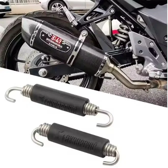 

2PCS 85mm Motorcycle Modified Exhaust Pipe Springs Made Of Stainless Steel AK Springs Motorcycle Equipment Accessories