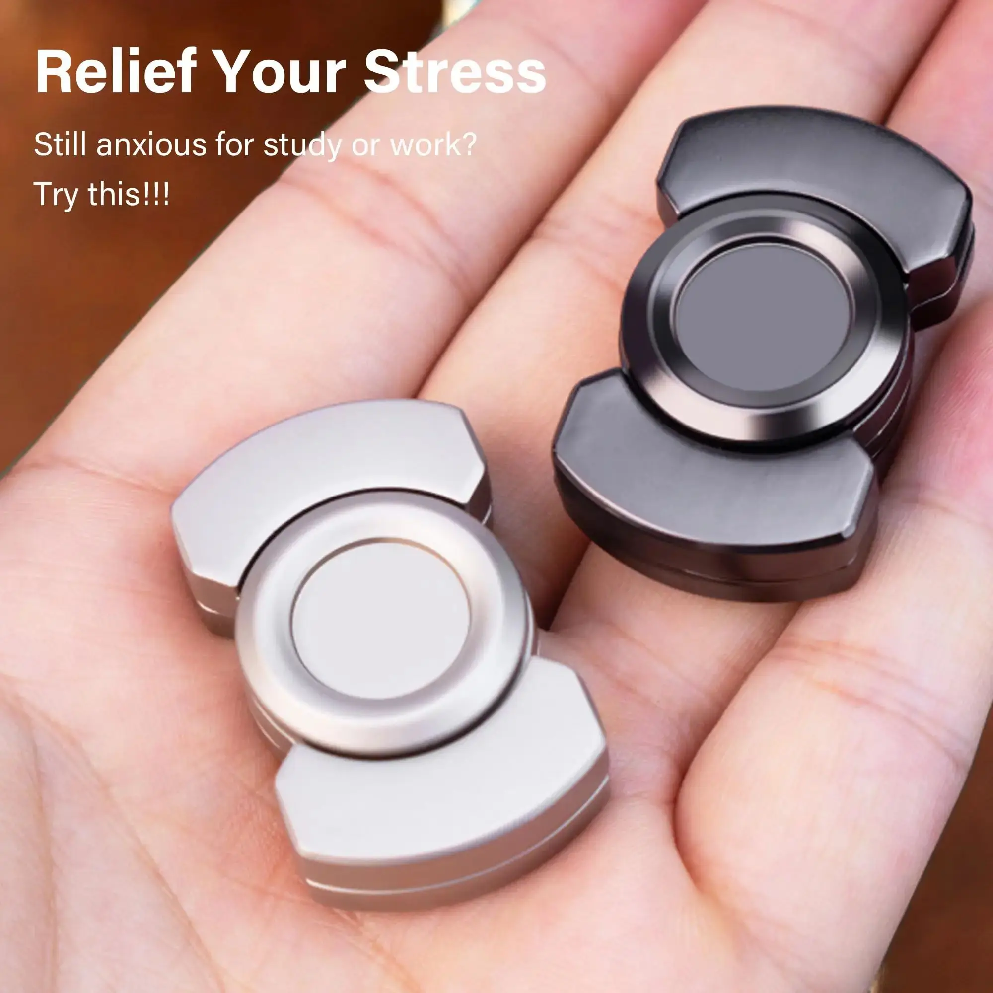 Multiple Play Magnetic Slider Fidget Spinner EDC Adult Fidget Toys Anti Stress Hand Spinner ADHD Anxiety Autism Stress Relief