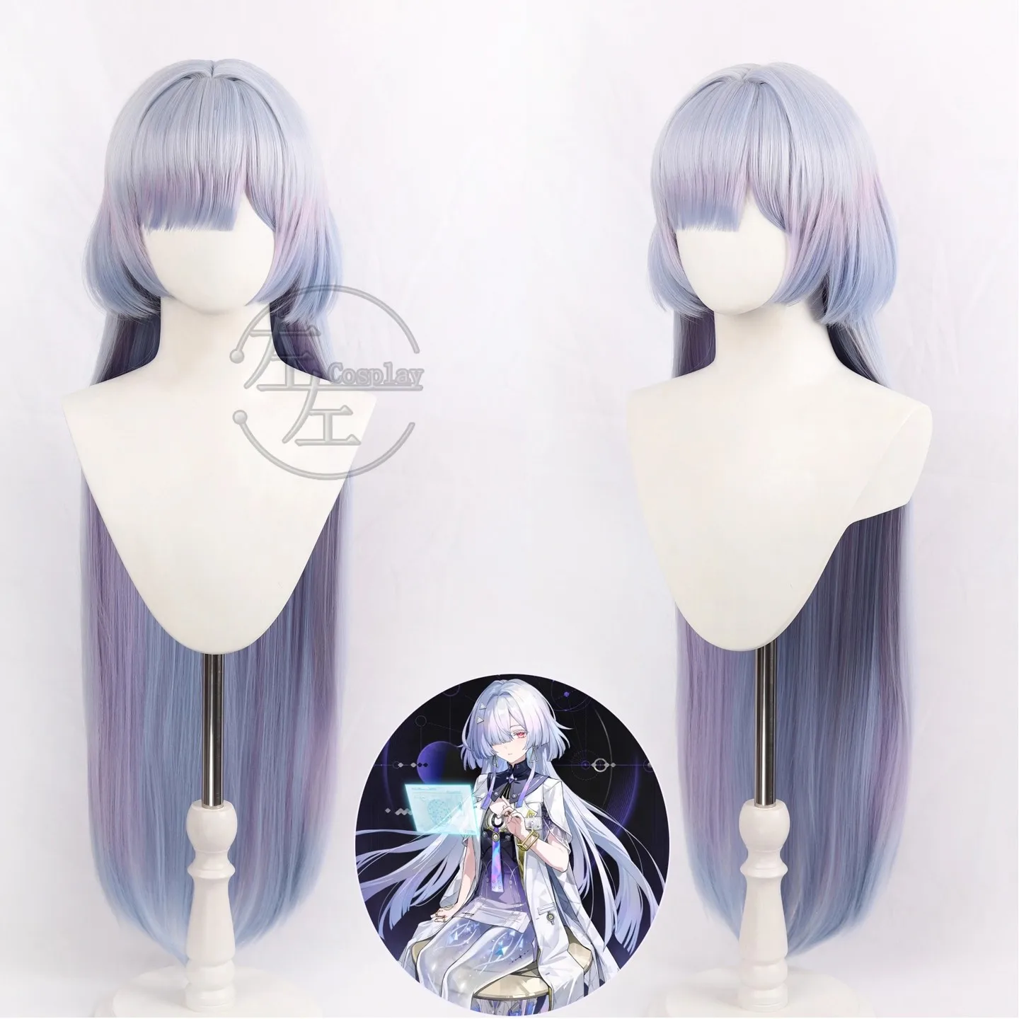 

Wuthering Waves MORNYE Косплей Парики ЖЕНЩИНЫ MORNYE Парик Хэллоуин Термостойкие синтетические волосы Вечеринка + Бесплатная шапочка для парика