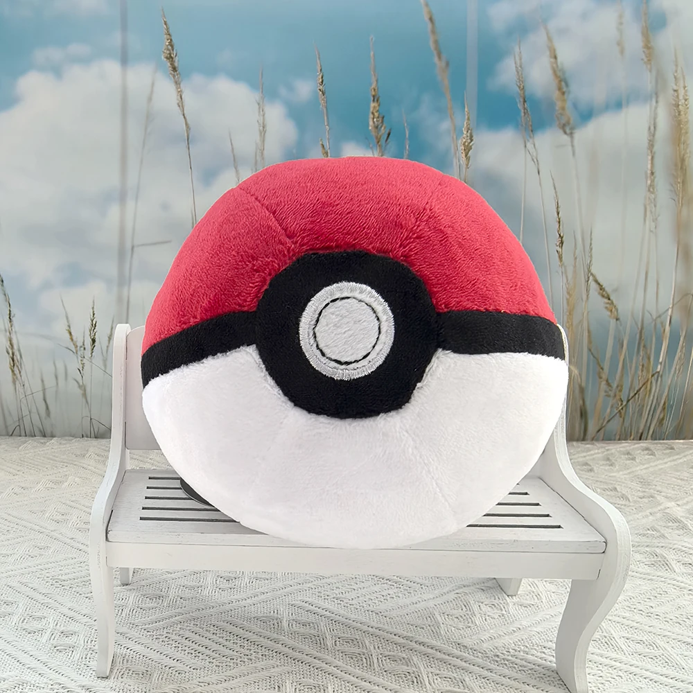 Pokemon LEGENDS Normal Pokeball 12cm Plush Toy , Pokémon Scarlet Violet Game ポケットモンスター Cartoon Poke Ball Doll Stuffed Animal