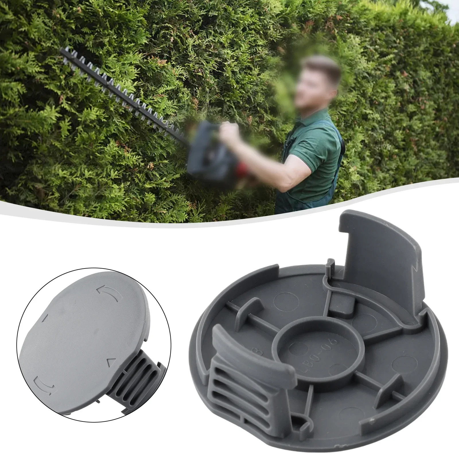 Replacement Spool Cover F016F05320 Fits EasyGrass 18-230 18-26 18-260 23 26 String Trimmers ABS Snap-In Assembly