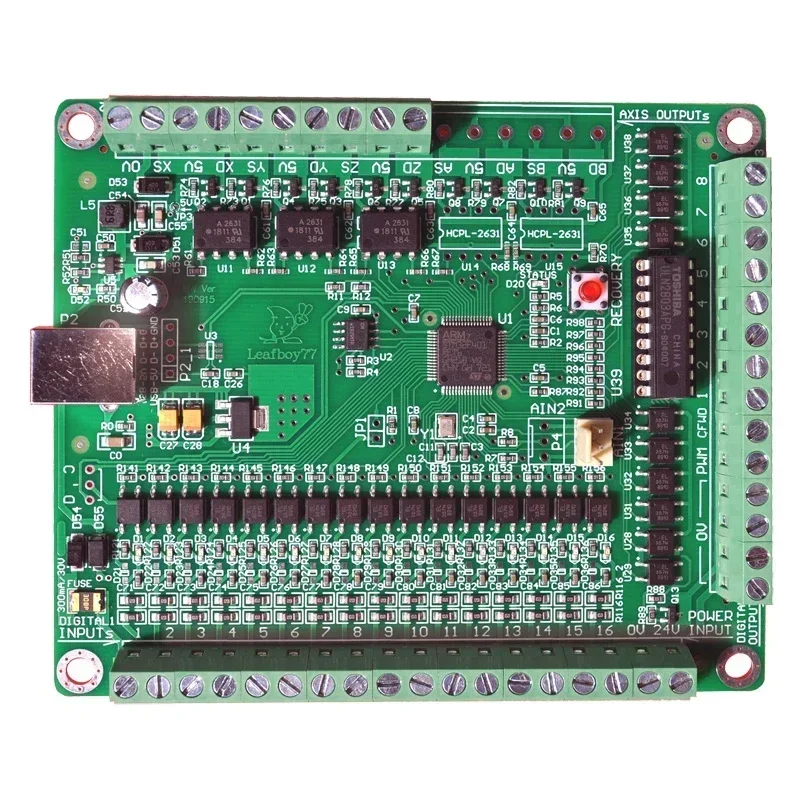 For CNC Engraving Machines，LF77-AKZ250-USB3-NPN 3 Axis Mach3 Motion Controller Mach3 USB Controller