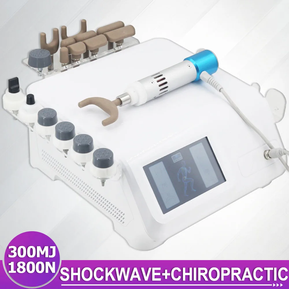 

300MJ Shockwave Therapy Machine For Erectile Dysfunction Knee Pain Relief Chiropractic Adjust Tools Electric Correction Gun 2025
