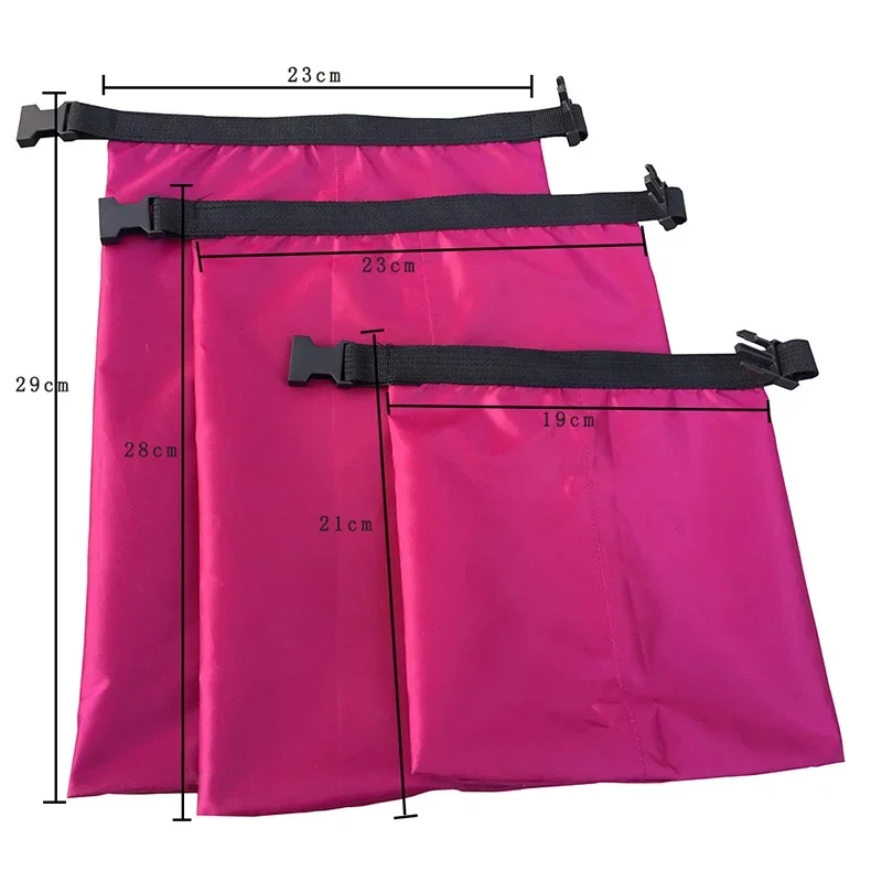 3Pcs/Set Multifunctional Lightweight Drifting Bag Dry Bag Waterproof Bag Waterproof Bags 1.5L 2.5L 3.5L
