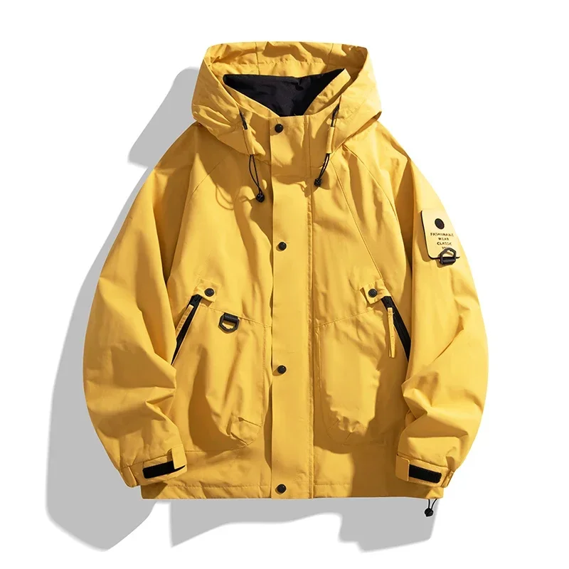 Men Women Waterproof Hiking Jacket Windproof Camping Windbreakers Oilproof Fishing Trekking Jacket Autumn Spring Sport Rain Coat - view 2