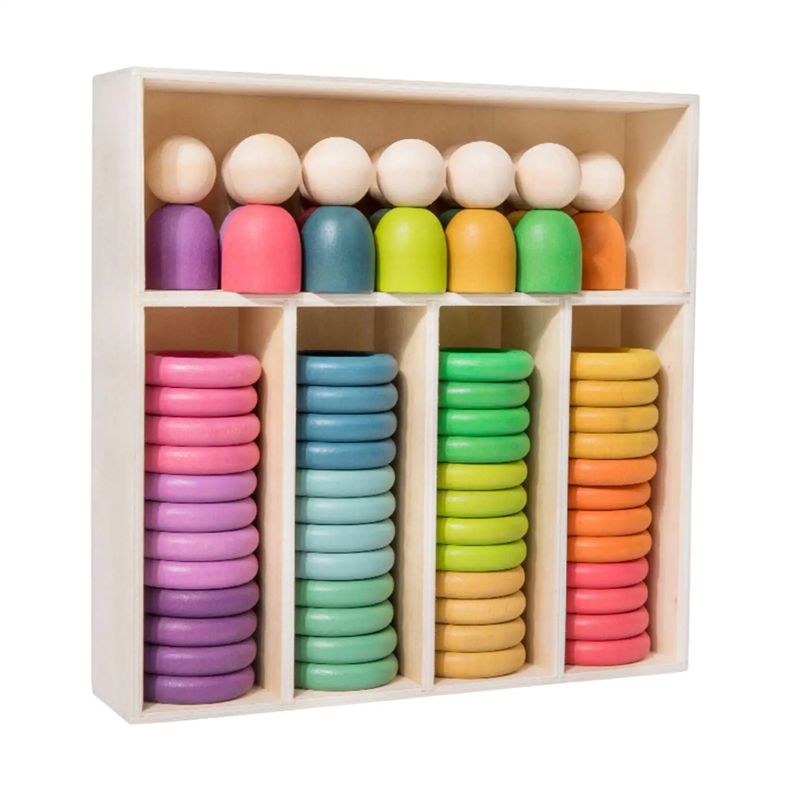 Rainbow Fine Motor Sorting Set Color Sorting Montessori Educational Toy Learning Activity Montessori Chidlren Gifts