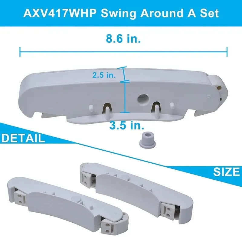 Spas Hot Tubs Swimming Pools Cleaning Flaps Pool Cleaner Kit for Hayward AXV417WHP For Navigator Pool Vac Ultra Pool Cleaners