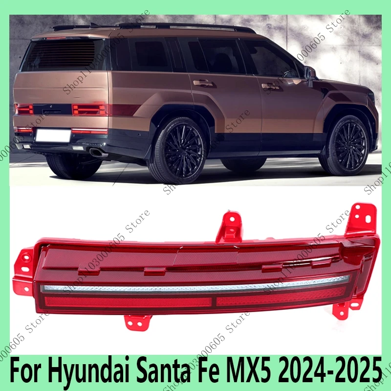 For Hyundai Santa Fe MX5 2024-2025 Automobile Accessories Rear Bumper Light Reverse Light Turn Signal 92406P6100 92405P6100