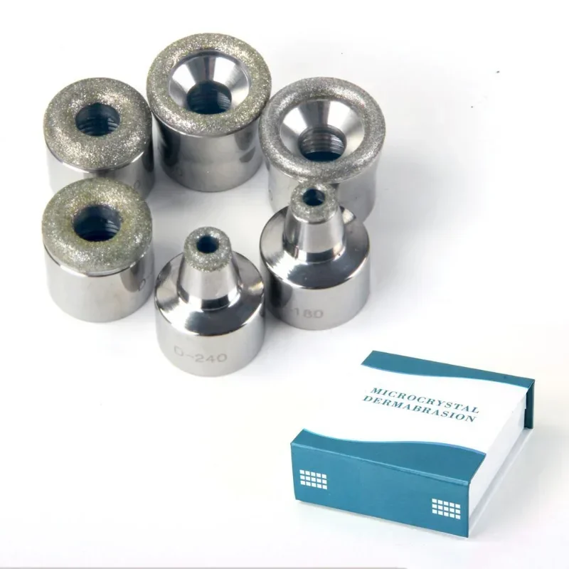 2025  Diamond Dermabrasion Skin Peeling Replacement Tips 6 Tips for Stainless Wands Facial Care Device Use