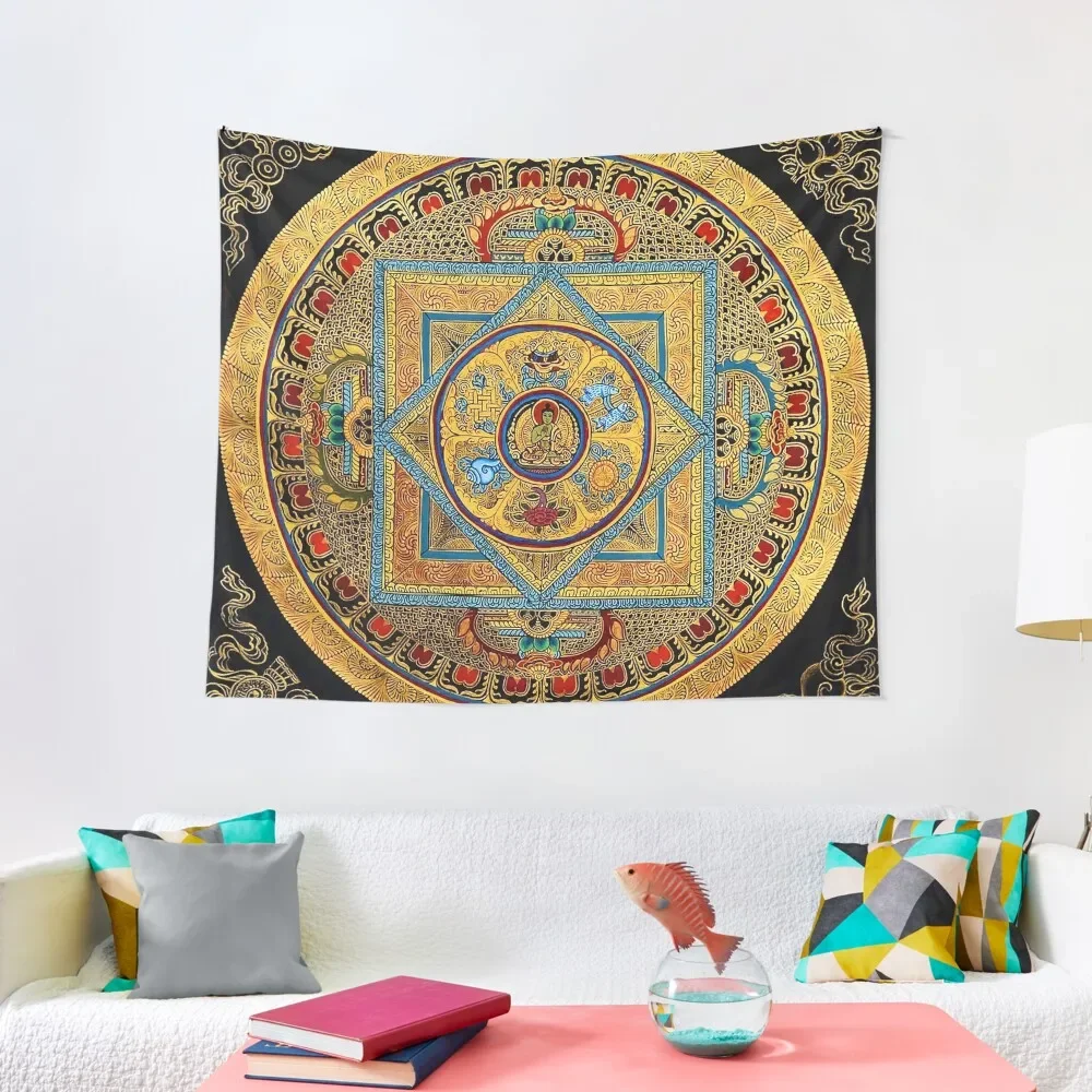 

Buddhist Mandala 23 Tapestry Carpet Wall Wall Hangings Decoration For Bedroom Aesthetics For Room Tapestry