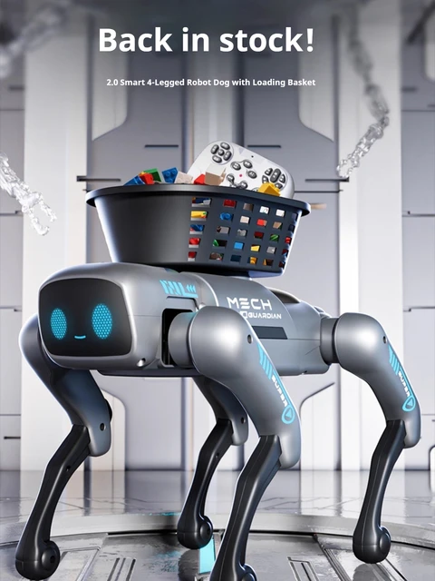 2026 New Ai Intelligent Smart Robot Dog Remote Control Toy Programmable With Loading Basket For Boys Birthday Festival Gift 1