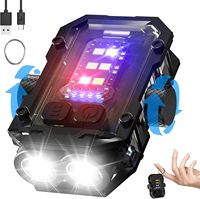 1-5 PCS LED Rechargeable Mini Keychain Flashlight COB EDC Portable Torch Light With Strong Magnetic Lantern Emergency Lighting