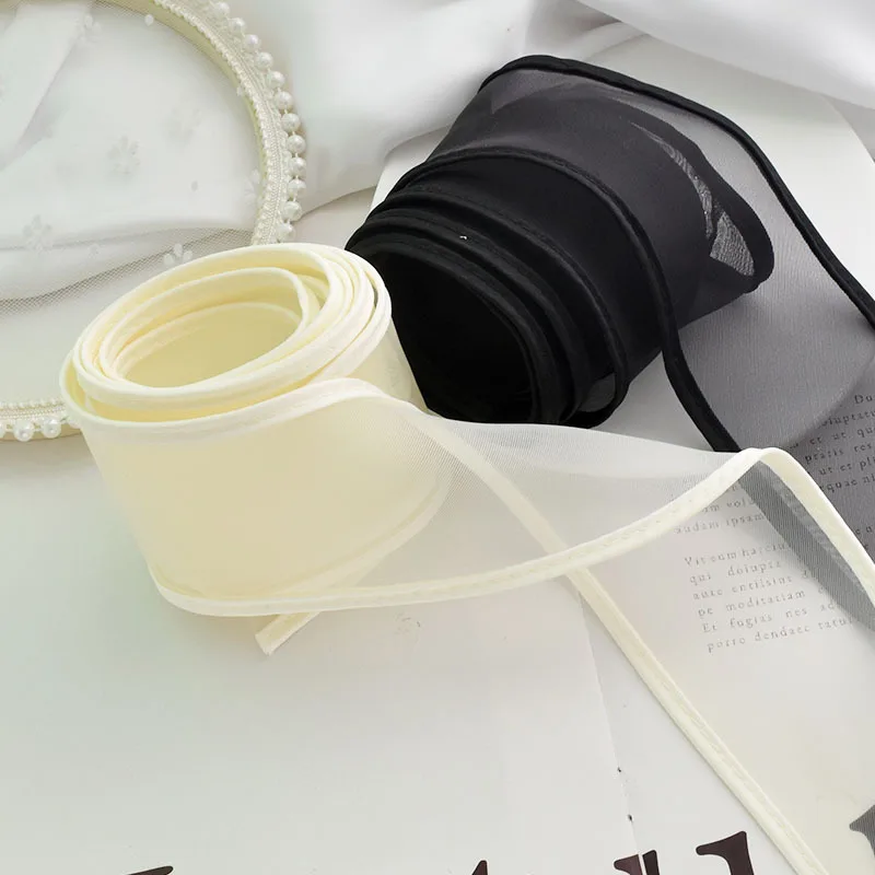 Materiale nastro Premium per accessori per capelli nastro da cucito da 7cm con bordo materiale per fermaglio per capelli con fiocco a farfalla