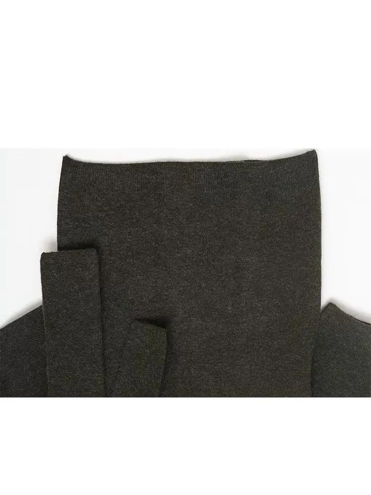 Hh mulher início da primavera moda doce arco decoração mangas curtas cor sólida pulôver de malha topo feminino casual blusa de deslocamento