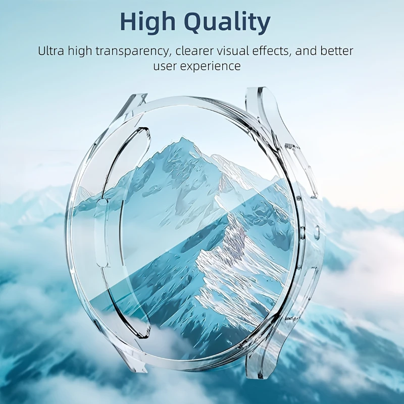 TPU Case For Samsung Galaxy Watch 7 40mm 44mm Soft Screen Protecter All-Around Bumper Cover Galaxy Watch 6/5/4/FE 40mm/44mm