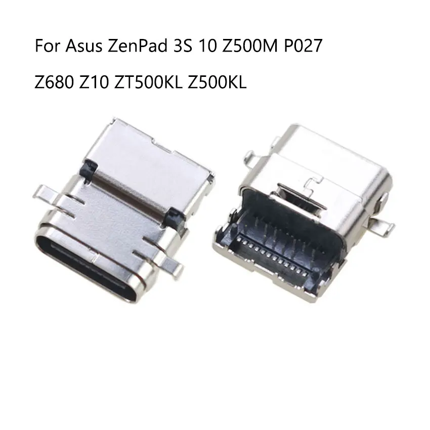 YuXi 1pc USB Type C Connector Charging Port Socket For Asus ZenBook Flip 13 C536 CX5500 ZenPad 3S S 8.0 Z580 ZenFone 4 ZE520KL 6