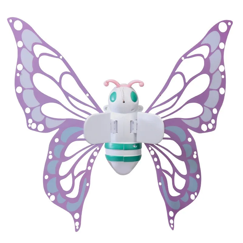 Electric Butterfly Wings Moving Elf Wing with Light Fairy Wings for Kids Birthday Christmas Cosplay Dress Up Angel Girls Toy