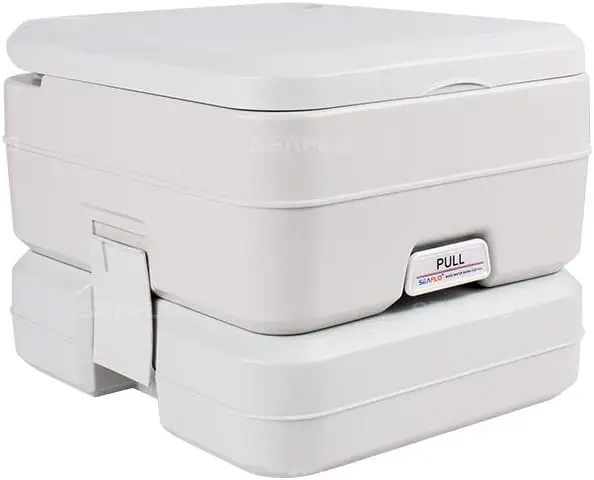 

Portable Toilet for Marine, RV, Camping and Boat (2.6 Gallon)