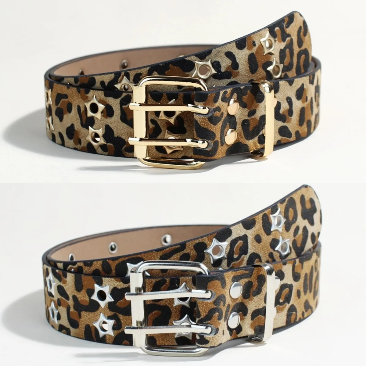 Hot Sale New Fashion Customized PU Leather Leopard Snake Print Slim Belt For Women