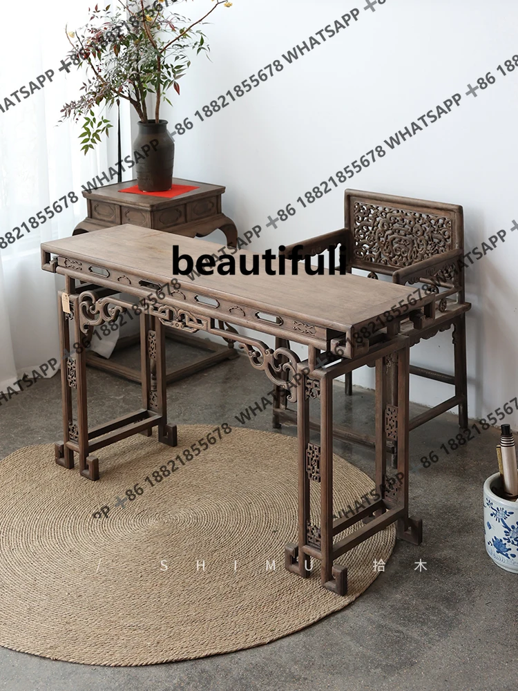 Qin tables and chairs, several   calligraphy tables, writing desks, Chinese solid wood antique Ming and Qing Dynasties