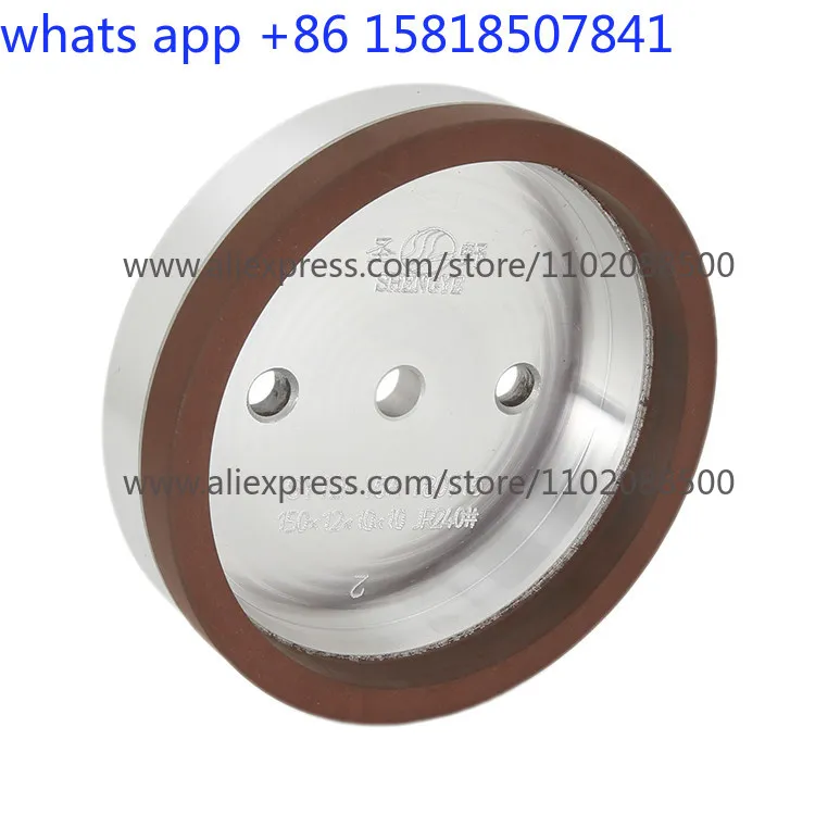 130mm15cm straight edge machine bilateral machine Class A resin wheel 240 mesh 12 holes 50 holes