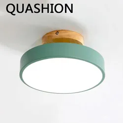 Luces de techo LED de colores, lámpara de techo nórdica, Macaron, nueva decoración del hogar, Luminaria para dormitorio, vestíbulo, iluminación interior, pasillos, Lustre lampara techo