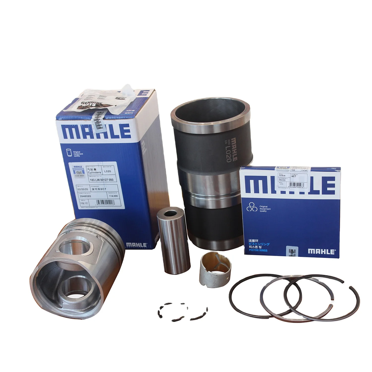 High Quality Diesel Engine Mahle 6D114 6CT8.3  Liner Kit for KOMATSU