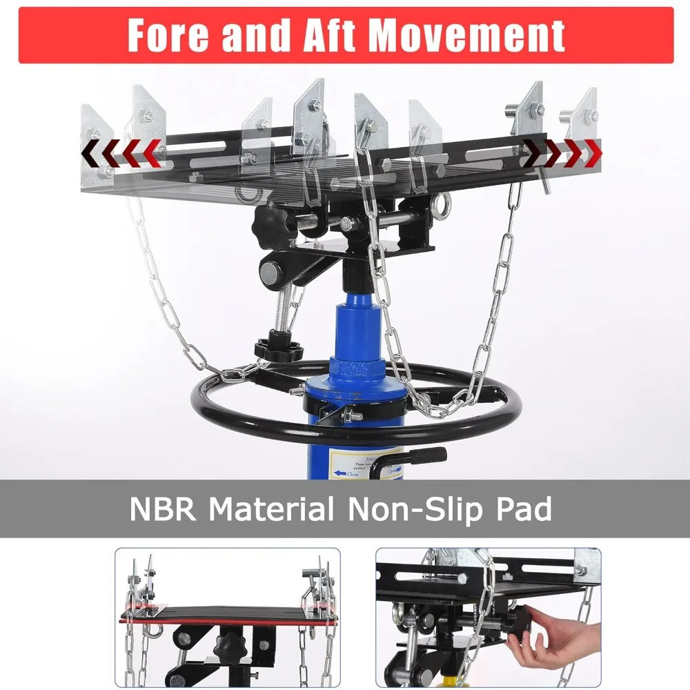 رافعة تلسكوبية هيدروليكية سعة 1322 رطلًا، نطاق الرفع 33.5-69، مضخة القدم، سرج الميل، ربطة سلسلة