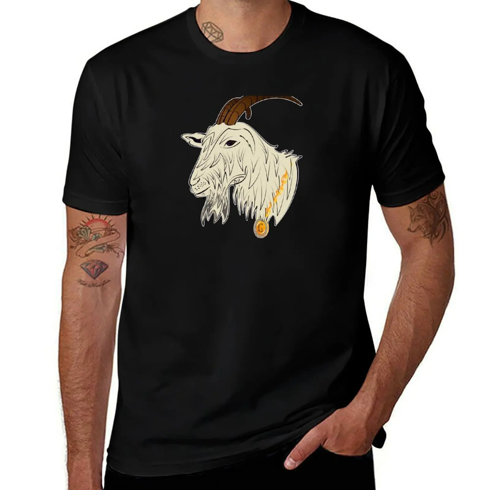 The GOAT T-Shirt oversized vintage graphic tee korean fashion mens designer t shirt