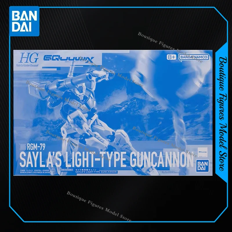 

Bandai натуральная HG GQUUUUUUX RGM-79 SAYLA'S LIGHT-TYPE GUNCANNON экшн-фигурки аниме игрушки детский подарок сборка модель украшения