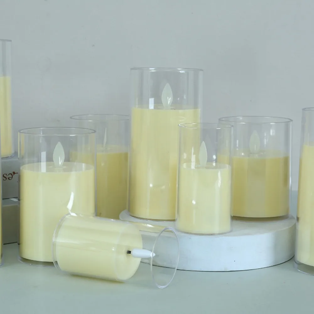 Picture 4: LED Electronic Flameless Candles Light Flickering Wick 3D Effect Flickering Candle Battery Powered Home Festival Party Decoratio