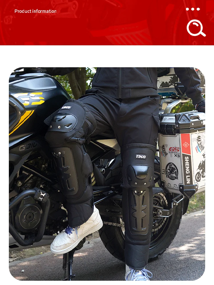 Winter Warm Motorcycle Kneepad PE Motorbike Riding Knee Pads Windproof Coldproof Waterproof Outdoor Protective Guard Accessories