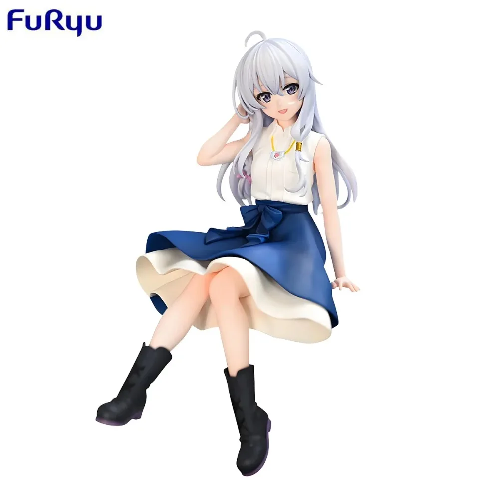 In Stock FuRyu Noodle Stopper Anime Wandering Witch The Journey of Elaina Anime Figure Model Toys desktop ornament Gifts