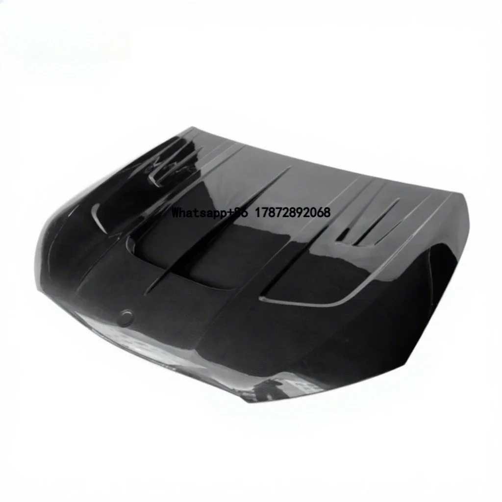 

New GLC Coupe/SUV Engine Hood Modification High-quality LD Style Carbon Fiber Bolt-On Installation Includes Bolts-Black 1