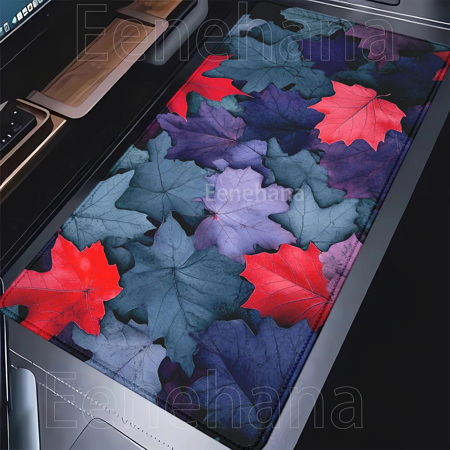 

Mouse Pad Green Leaves Gaming HD Printing Home Mousepad XXL Desk Mats Natural Rubber Carpet PC Game 400x900mm overlock Mouse Pad