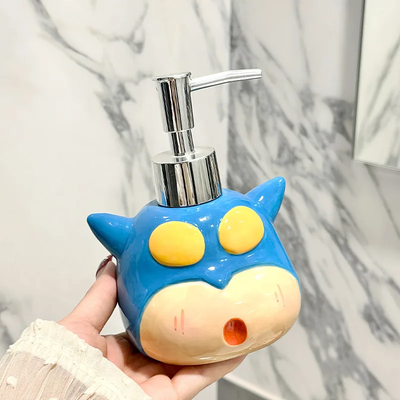 

Creative cartoon soap dispenser lotion bottle bathroom shampoo bath soap box ceramic bath bottle shampoo dispenser bathroom