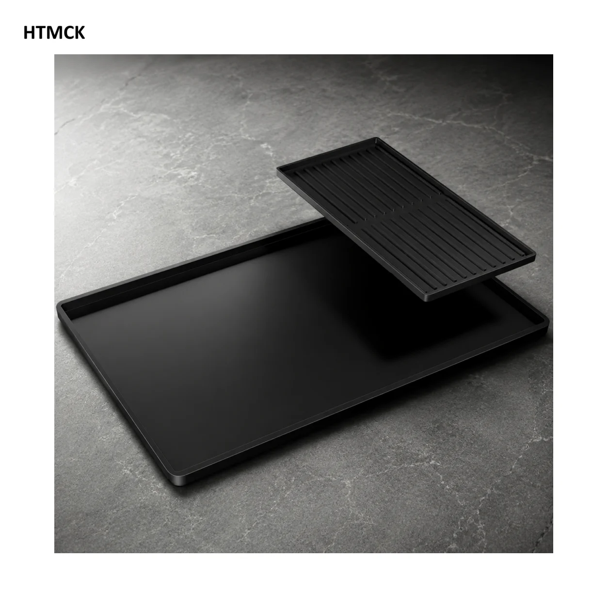 HTMCK 2 In 1 Coffee Machine Silicone Mat Tray Bar Fruits and Vegetables Drain Pad Coffee Powder Pad Insulation Protection Pad
